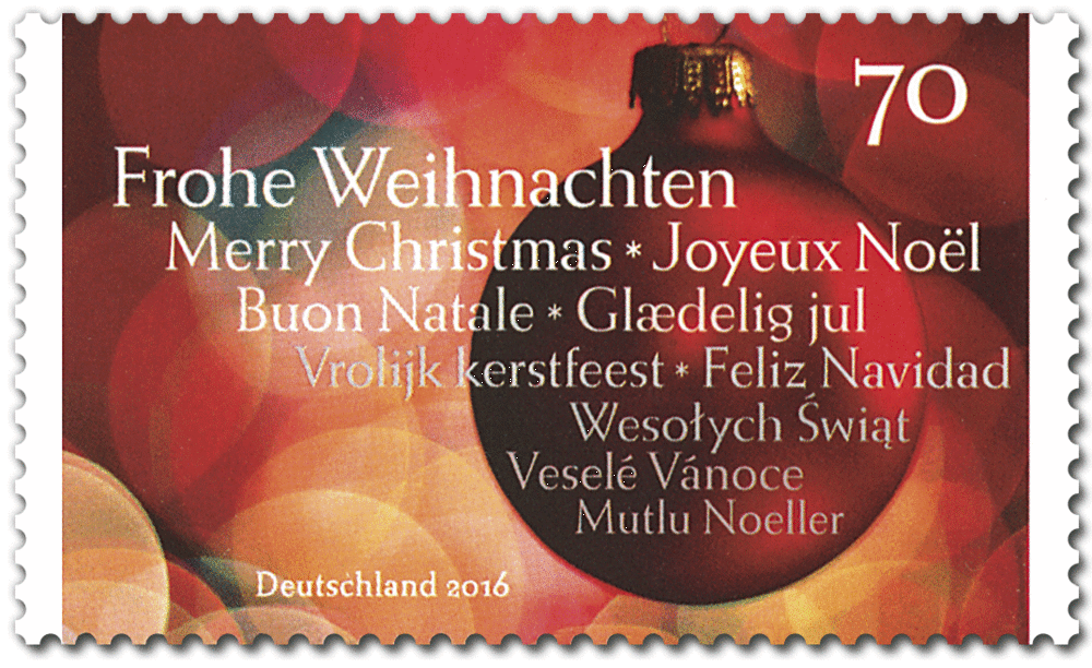 Weihnachtskugel-Weihnachtsbriefmarke2016